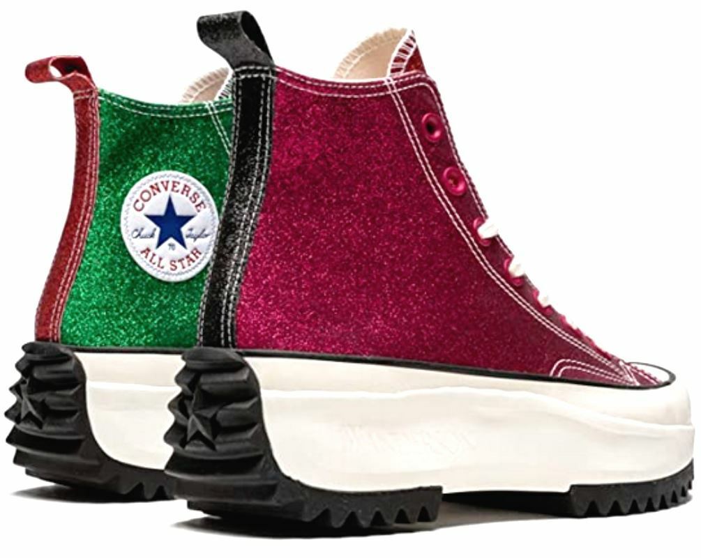 Converse JW Anderson Run Star Hike Hi Glitter Sneaker Shoe Converse JW Anderson Run Star Hike Hi Glitter Sneaker Shoe
