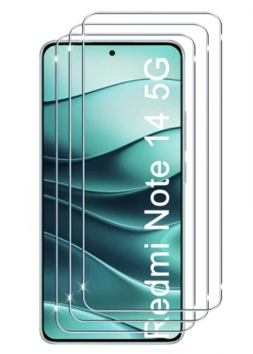 HQSELECTION Lot/Film Vitre Verre Trempé de Protection d'écran Pour XIAOMI REDMI NOTE 14