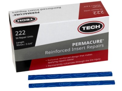 TECH Reifenreparaturstopfen Nr. 222 - Permacure II 95mm,  50 Stk Pack