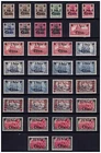 DP China individual values from Minr. 38 - 47 ** (mnh) Colours / Types