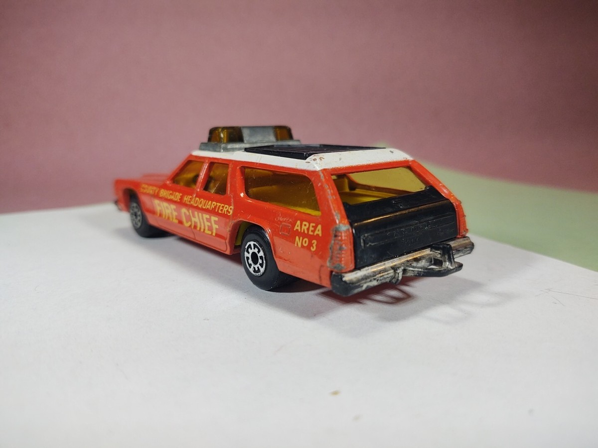 Matchbox Speed Kings K67/68 Dodge Monaco Estate Red Fire Chief Car
