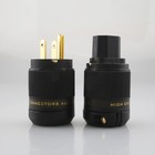 M05G Copper Us Audio HiFi Power Cable Plug Diy Accessories A Set Male + Female