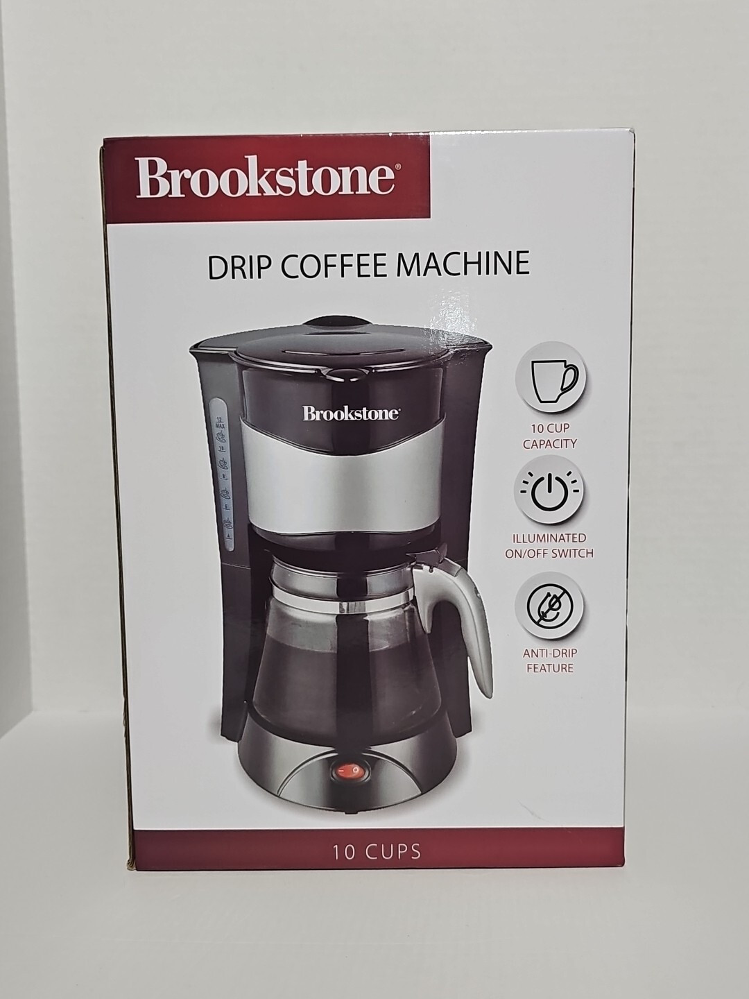 10 Cup Anti-drip Feature Keep Warm Function New Sealed.