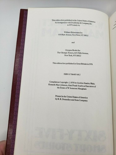 65 Short Stories by W. Somerset Maugham / Octopus 1st US Edition 1979 - Picture 3 of 10