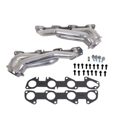 For 2005-2015 Challenger Charger 5.7 BBK 1 3/4'' Shorty Headers Silver Ceramic