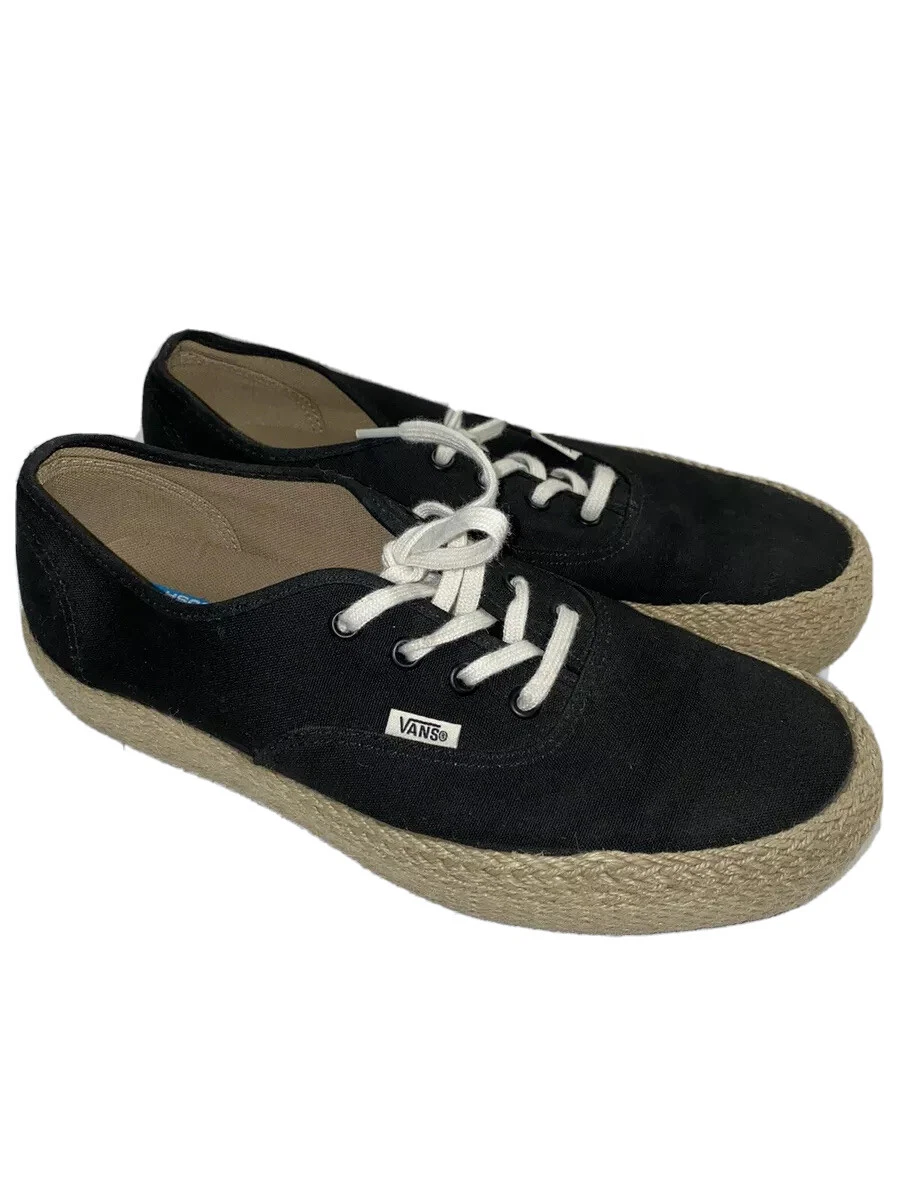 Halve cirkel engel Lijken Vans Authentic Platform Espadrille Unisex Sneakers Size 9 Mens/10.5 Womens  | eBay