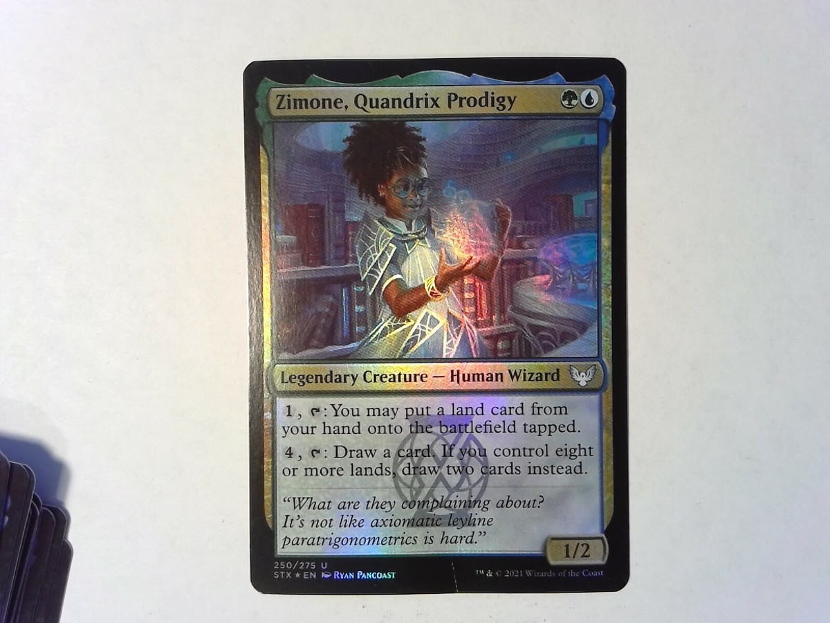 Foil Zimone, Quandrix Prodigy Strixhaven: School - Magic the