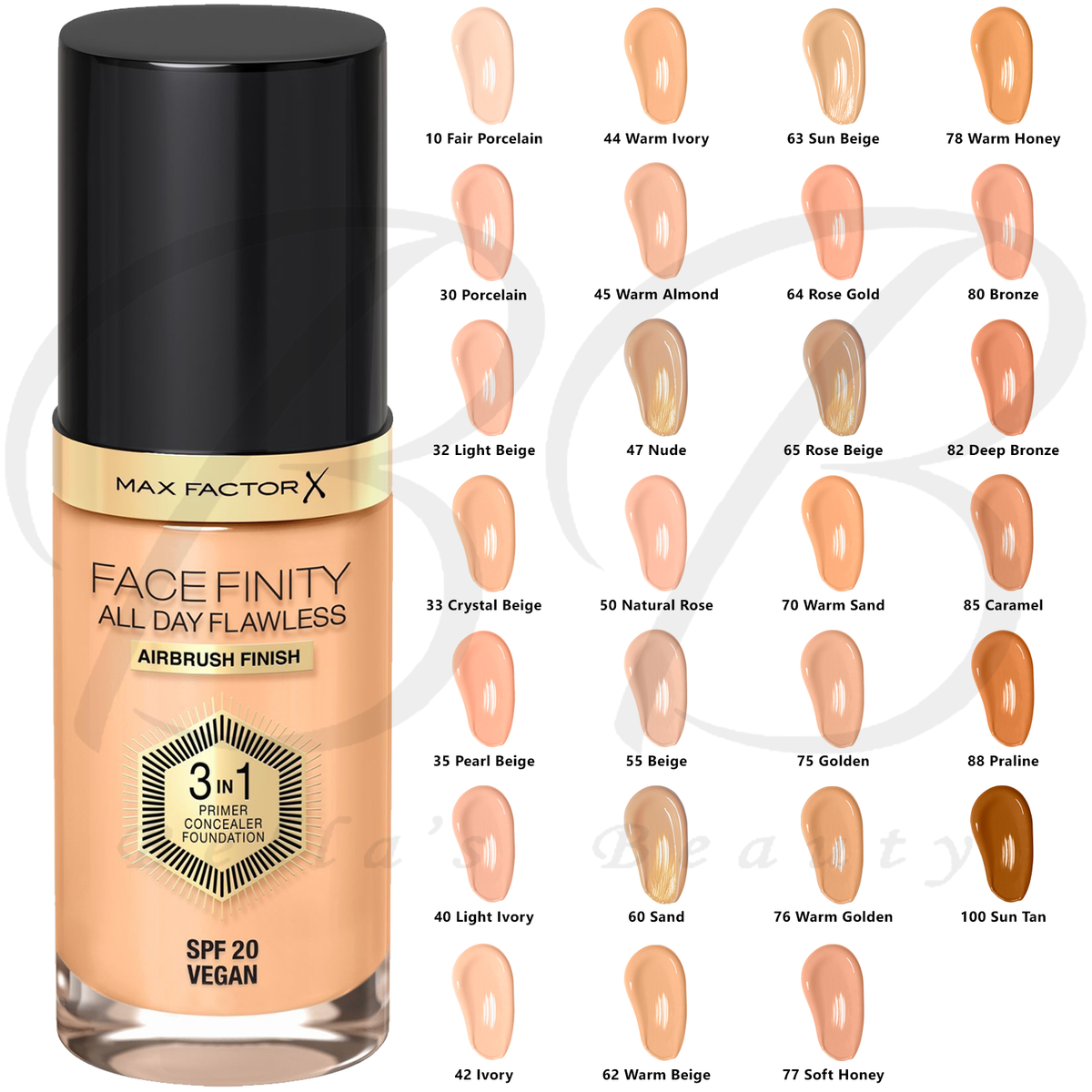 MAX FACTOR Facefinity 3in1 All Day Flawless Foundation 30ml SPF20