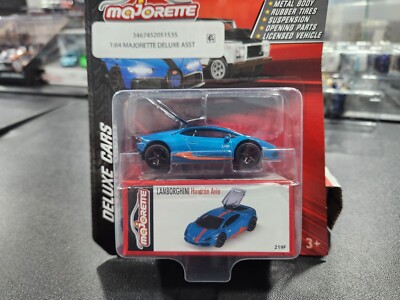 💎 Majorette Deluxe Cars series Lamborghini Huracan Avio Blue 1:64
