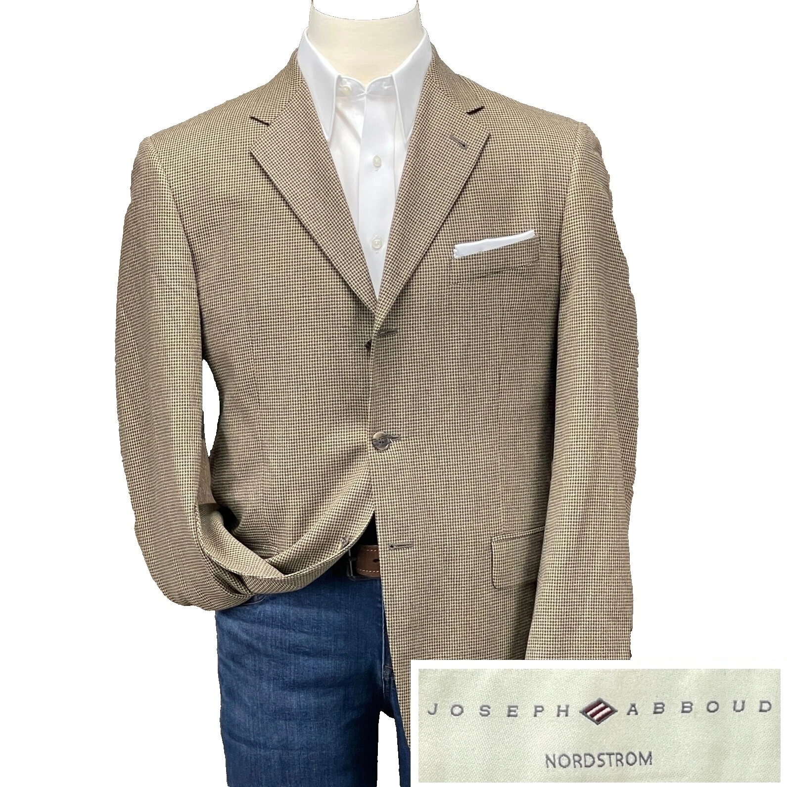 Abrigos deportivo clásico Joseph Abboud para hombres