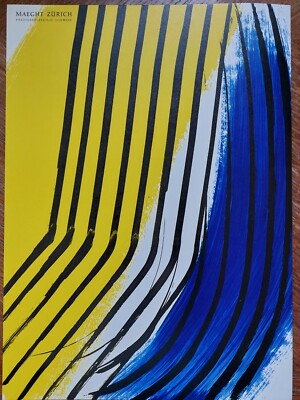 Hans HARTUNG Original lithograph, 1973 / Original print by Hartung