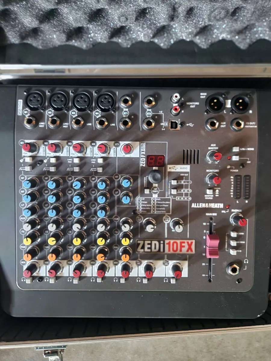 Allen & Heath ZED-10FX Mixer 6938122235182 | eBay