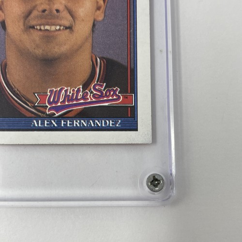 1991 Topps Desert Shield Alex Fernandez #278 - Chicago White Sox Plastic Case - Picture 4 of 6