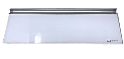 Quartet Glass Dry Erase Desktop Computer Pad 18'' X 6'' White GDP186