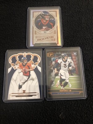 2019 Chronicles Drew Lock Legacy/Crown Royale/Panini Rookie Cards. Hot!    