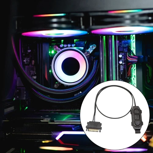 5V 3Pin to ARGB Adapters Controllers Computer Fan LED Lighting Cooling