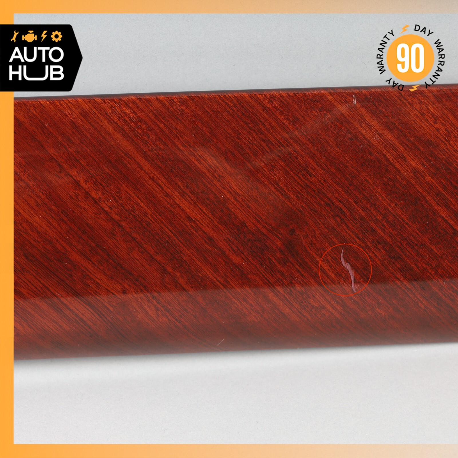 03-13 Maserati Quattroporte M139 Rear Right Side Door Panel Trim Panel Wood OEM