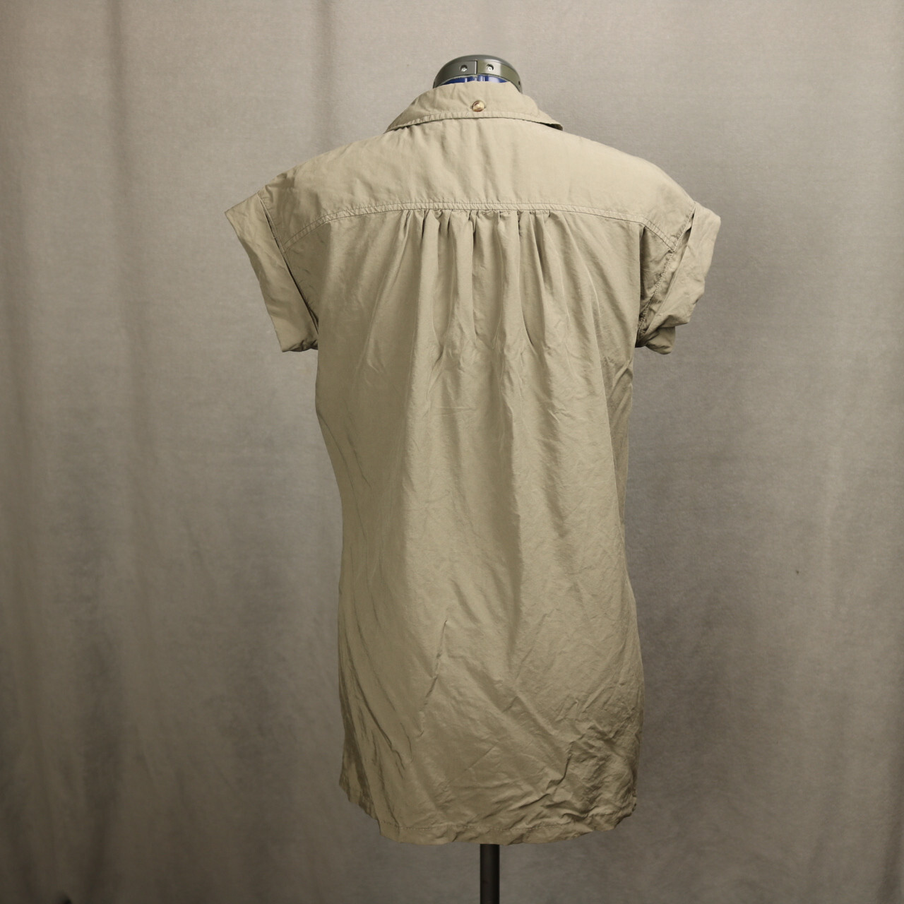 Thread & Supply Lyocell Button Front Short Sleeve… - image 6