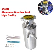 Universal 350ml Overflow Catch Tank Radiator Coolant Bottle Header Reservoir Set