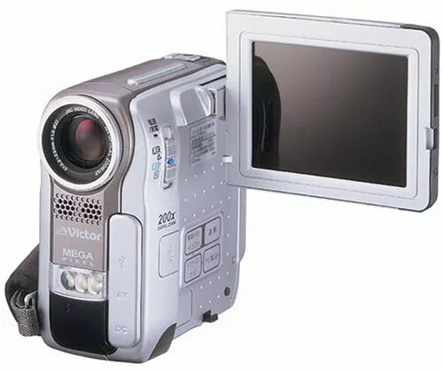 JVC KENWOOD Victor Digital Video Camera Titanium Silver GR-DX307-S