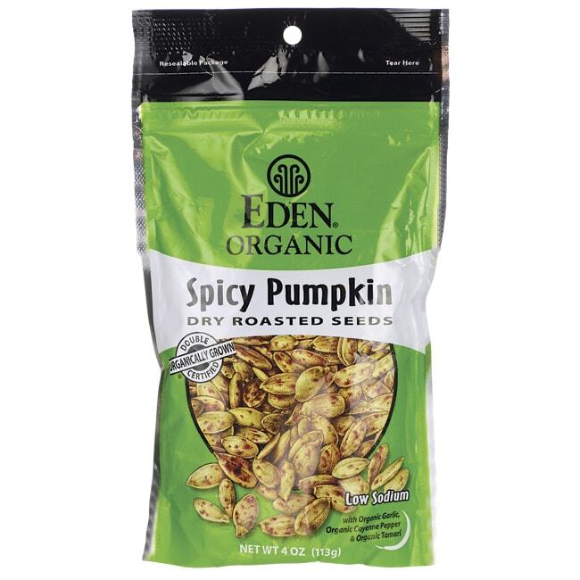 Eden Foods Пряные семена тыквы сухие жареные семена упаковка 4 унции 1990₽