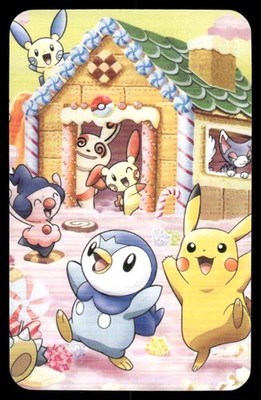 Pikachu Piplup Plusle Ginger Bread House Pokemon Custom Art Card (NM)