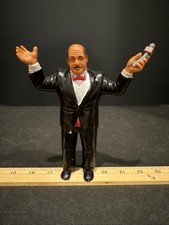 1986 LJN WWF WCW Wrestling Action Figure Mean Gene Okerlund 8” Vintage