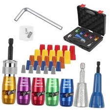 Wire Stripper for Drill, Wire Stripping and Twisting Tool for AWG 14-12-10-8-6 