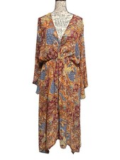 Haani Dress Women SxL Autumn Floral Cottage Whimsigoth Vamp Dark Romantic