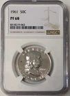 1961 Proof Franklin Half Dollar 50C - NGC PF68 - A24