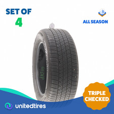 Set Of 4 Used 25555r18 Bridgestone Turanza El450 Enliten 105v - 6.5-732
