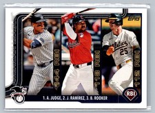 2025 Topps #29 American League Aaron Judge / Jose Ramirez / Brent Rooker
