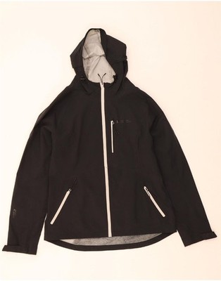 Mountain Warehouse Damen-Regenjacke mit Kapuze UK 14 Large schwarz Polyester DQ29