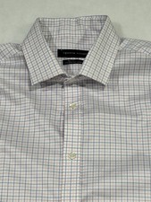 Tommy Hilfiger Button Down Shirt Athletic Fit THFlex Collar Large 16 1/2 34/35