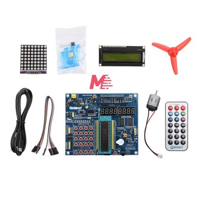 LCD STC89C52 Microcontroller Development Board 51 MCU Learning Board Kit