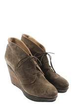 ALBERTO FERMANI Plateau-Stiefeletten Damen Stiefeletten Gr. DE 40 braun
