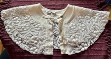 Vintage Girl  s Lace Collar Detachable Peter Pan Collar White By Teena Brown