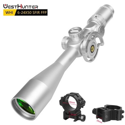 WestHunter WHI 6-24x50 SFIR FFP Jagd Zielfernrohr 1/10MIL Absehen Stoßfest Sight