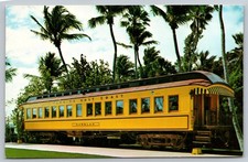 Postcard Palm Beach FL Henry Flagler Museum Private Railroad Car Rambler A81