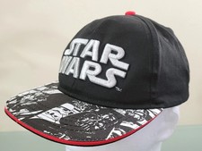 STAR WARS Logo Vader Stormtroopers Kids Size Black Snapback Cap Hat
