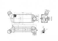 Hart LadeluftküHler LLK FüR Peugeot 307 Break 1.6 Hdi 110 2.0 CitroëN C4 I 3E