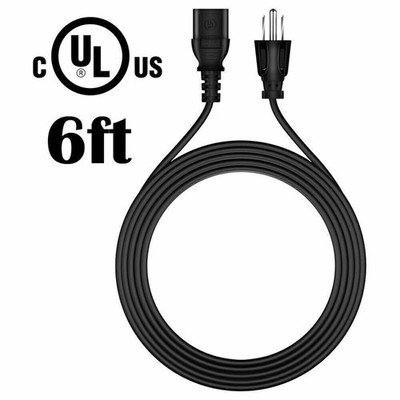 UL 6ft 3-Prong AC Power Cord For EVERSOLO Play dition Standard DAC & Amplifier