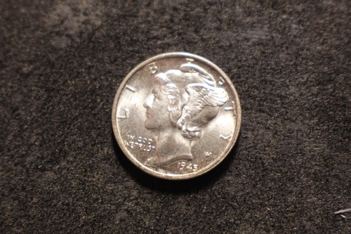 1945-S Superb BU GEM BU Near FSB Mercury Dime Super Fasces Nice Coin LAX