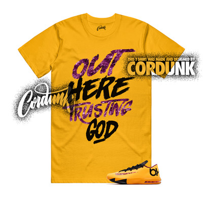 KD 6 Peanut Butter Jelly Gold Laser Orange Raspberry Red Black T Shirt Match TG