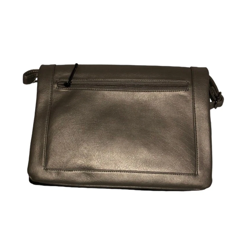 Rampage 可调式斜挎包手拿包 黑色 银色 钱包 全新 — 第 2/4 张图片