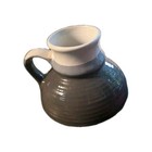 Vintage Ceramic Auto Mug Brown, Gray, And Cream. Non-skid Bottom — photo 1