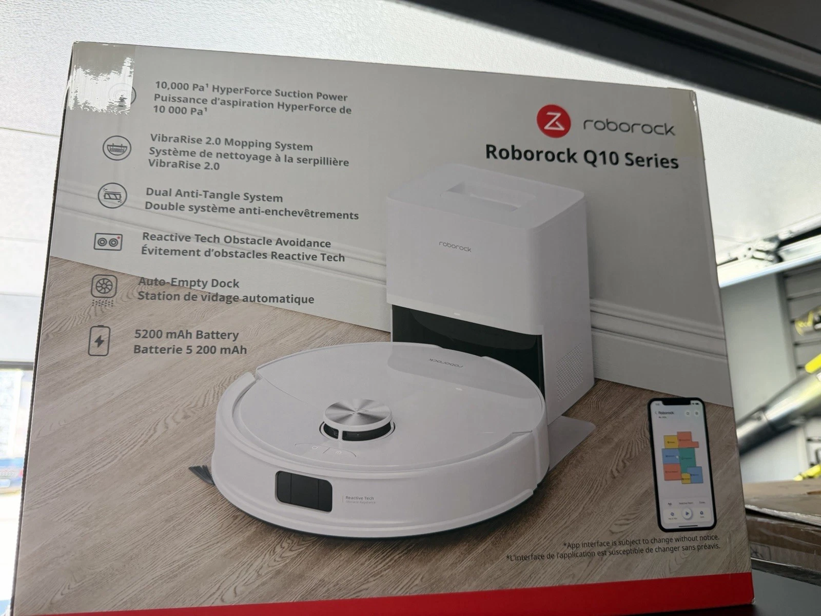 Roborock Q10 Series Auto Vacuum and Mop with Dock Station & Smart App - NEW