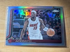2025-26 Topps Chrome 🏀 Bam Adebayo Refractor #138 Miami Heat