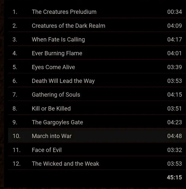 BLOODBOUND🤘Metal 🎼CD Creatures Of The Dark Realm Sabaton Hammerfall Dream Evil - Bild 4 von 4