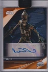 2023 TOPPS STAR WARS CHROME BLACK IG11 AUTO AUTOGRAPH ORANGE /25 TAIKA WAITITI